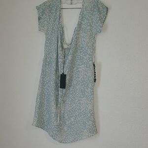 Greylin Light Blue and White Tunic